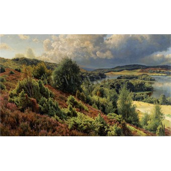 Хълмове край езерата близо до Силкеборг (1902) РЕПРОДУКЦИИ НА КАРТИНИ
